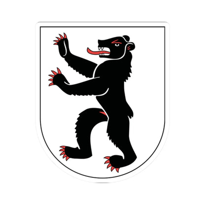 Wappen Appenzell Innerrhoden matt (Switzerland) (Coat of Arms) STICKER Vinyl Kiss-Cut Decal 2 Inch White - The Sticker Space