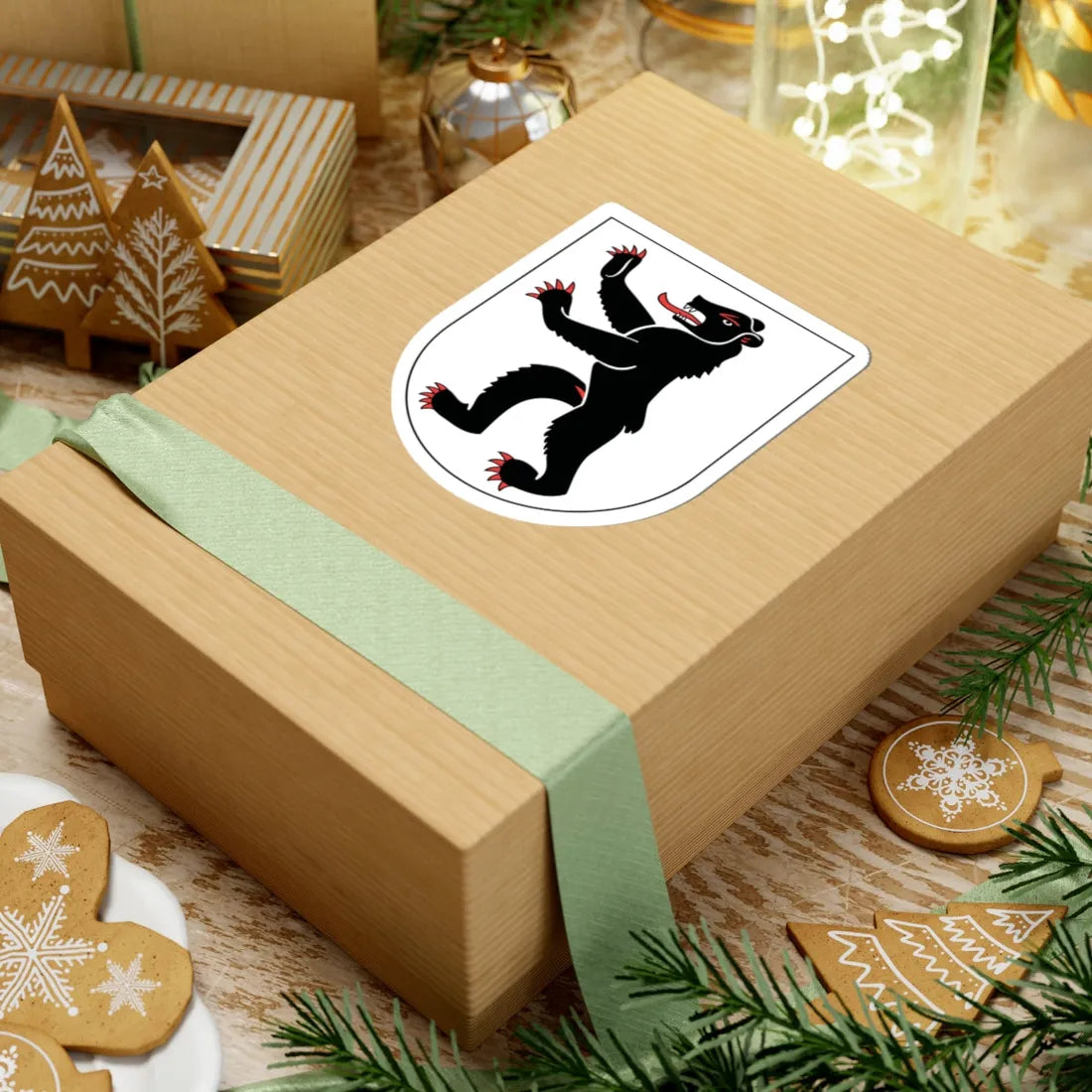 Wappen Appenzell Innerrhoden matt (Switzerland) (Coat of Arms) STICKER Vinyl Kiss-Cut Decal - The Sticker Space