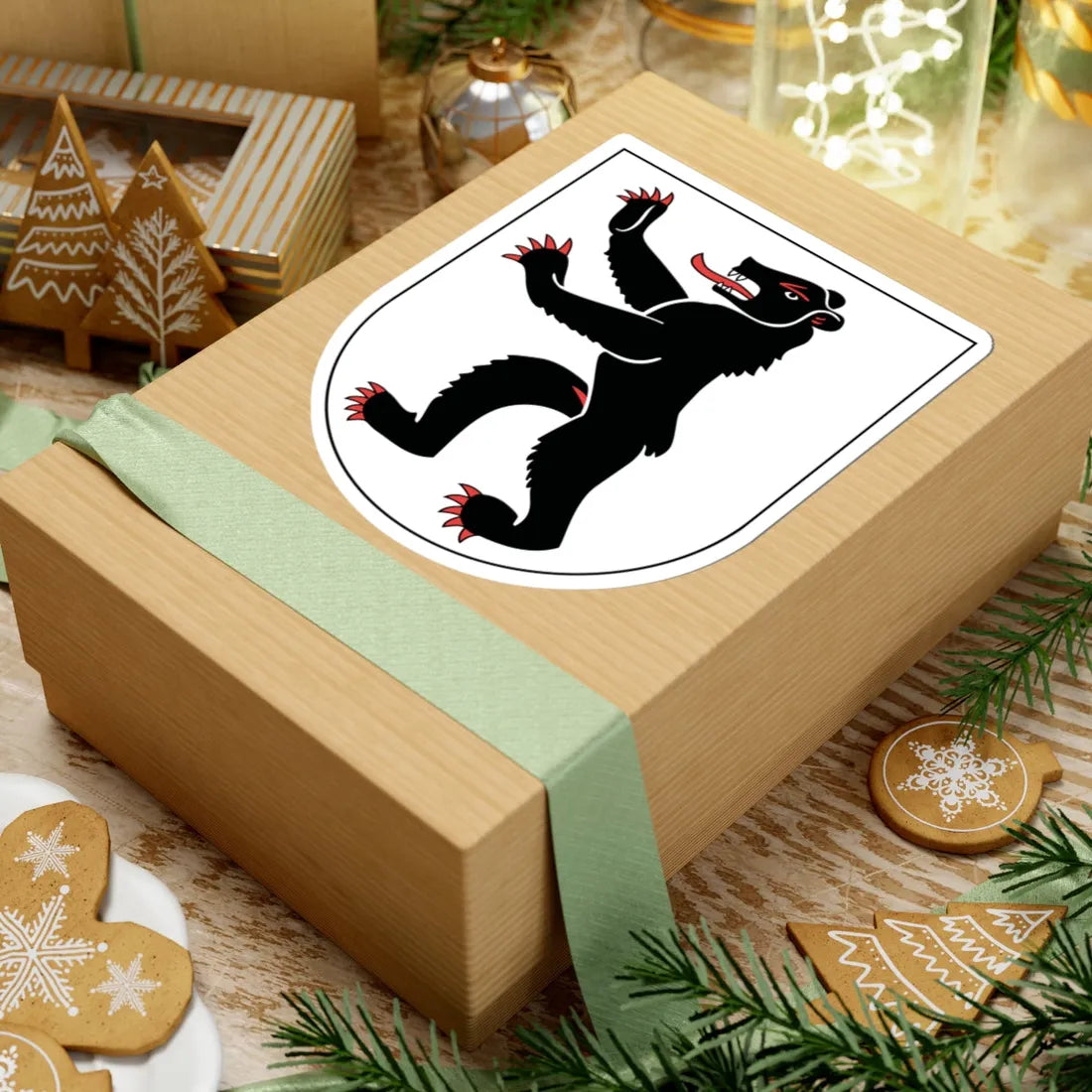 Wappen Appenzell Innerrhoden matt (Switzerland) (Coat of Arms) STICKER Vinyl Kiss-Cut Decal - The Sticker Space