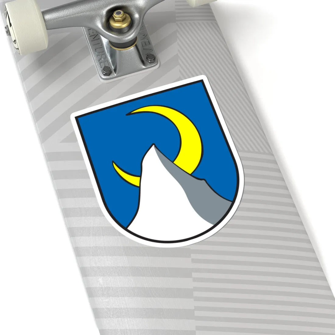 Wappen Au Kanton St. Gallen (Switzerland) (Coat of Arms) STICKER Vinyl Kiss-Cut Decal - The Sticker Space