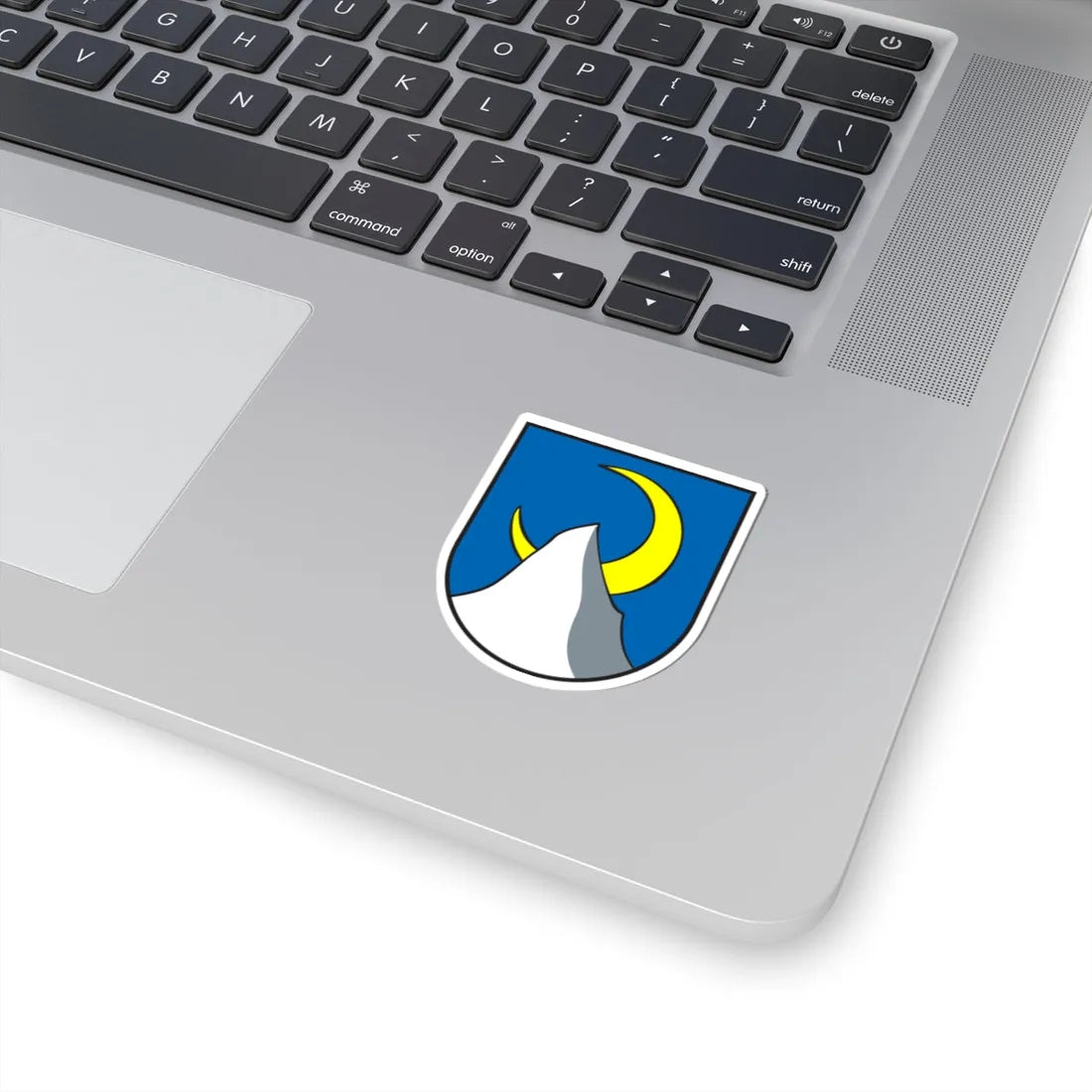 Wappen Au Kanton St. Gallen (Switzerland) (Coat of Arms) STICKER Vinyl Kiss-Cut Decal - The Sticker Space