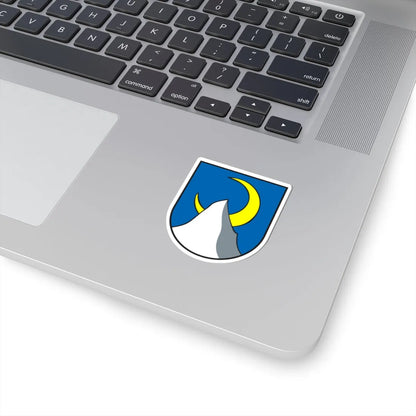 Wappen Au Kanton St. Gallen (Switzerland) (Coat of Arms) STICKER Vinyl Kiss-Cut Decal - The Sticker Space