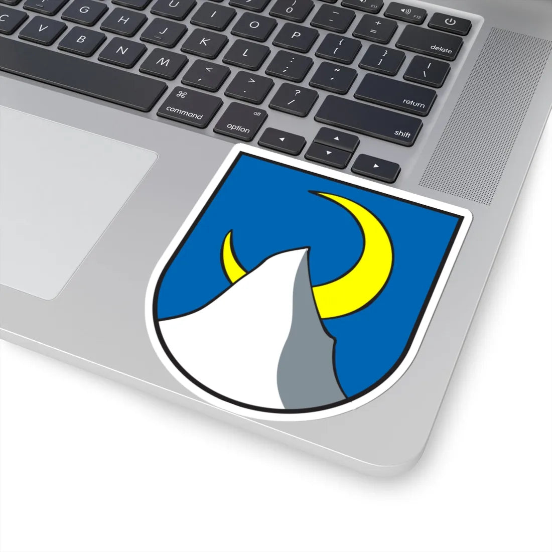 Wappen Au Kanton St. Gallen (Switzerland) (Coat of Arms) STICKER Vinyl Kiss-Cut Decal - The Sticker Space