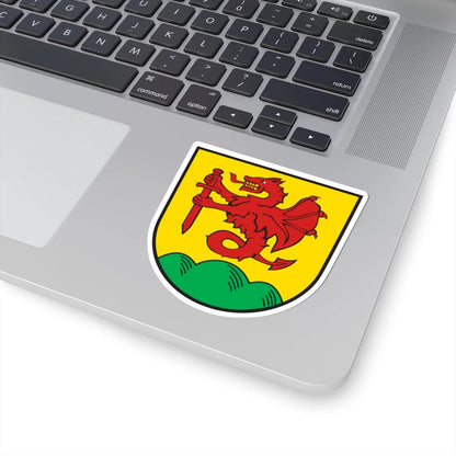 Wappen Auerbach Landkreis Deggendorf (Germany) (Coat of Arms) STICKER Vinyl Kiss-Cut Decal - The Sticker Space