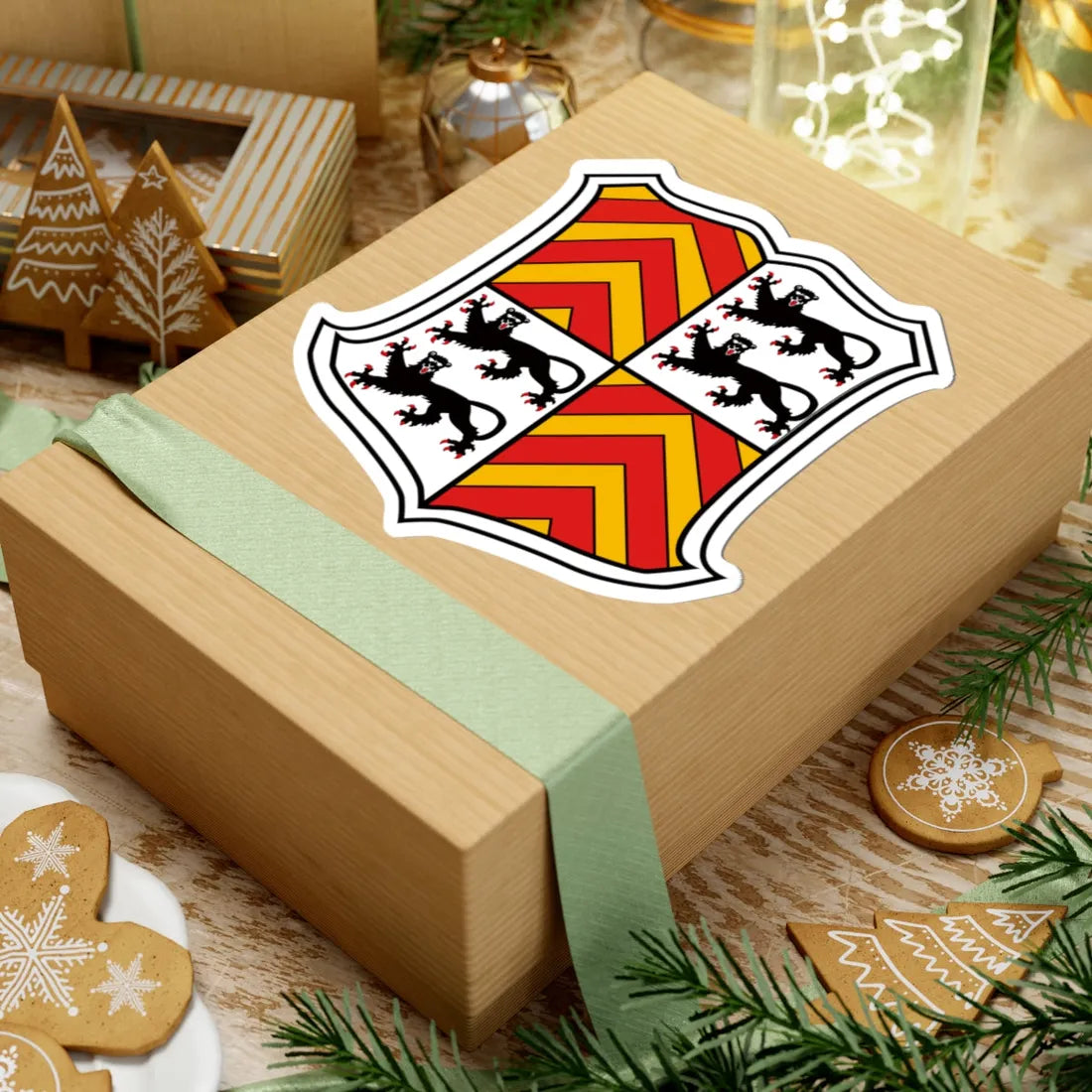 Wappen Babenhausen Hessen (Germany) (Coat of Arms) STICKER Vinyl Kiss-Cut Decal - The Sticker Space