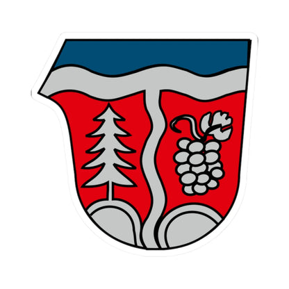 Wappen Bach an der Donau (Germany) (Coat of Arms) STICKER Vinyl Kiss-Cut Decal 2 Inch White - The Sticker Space
