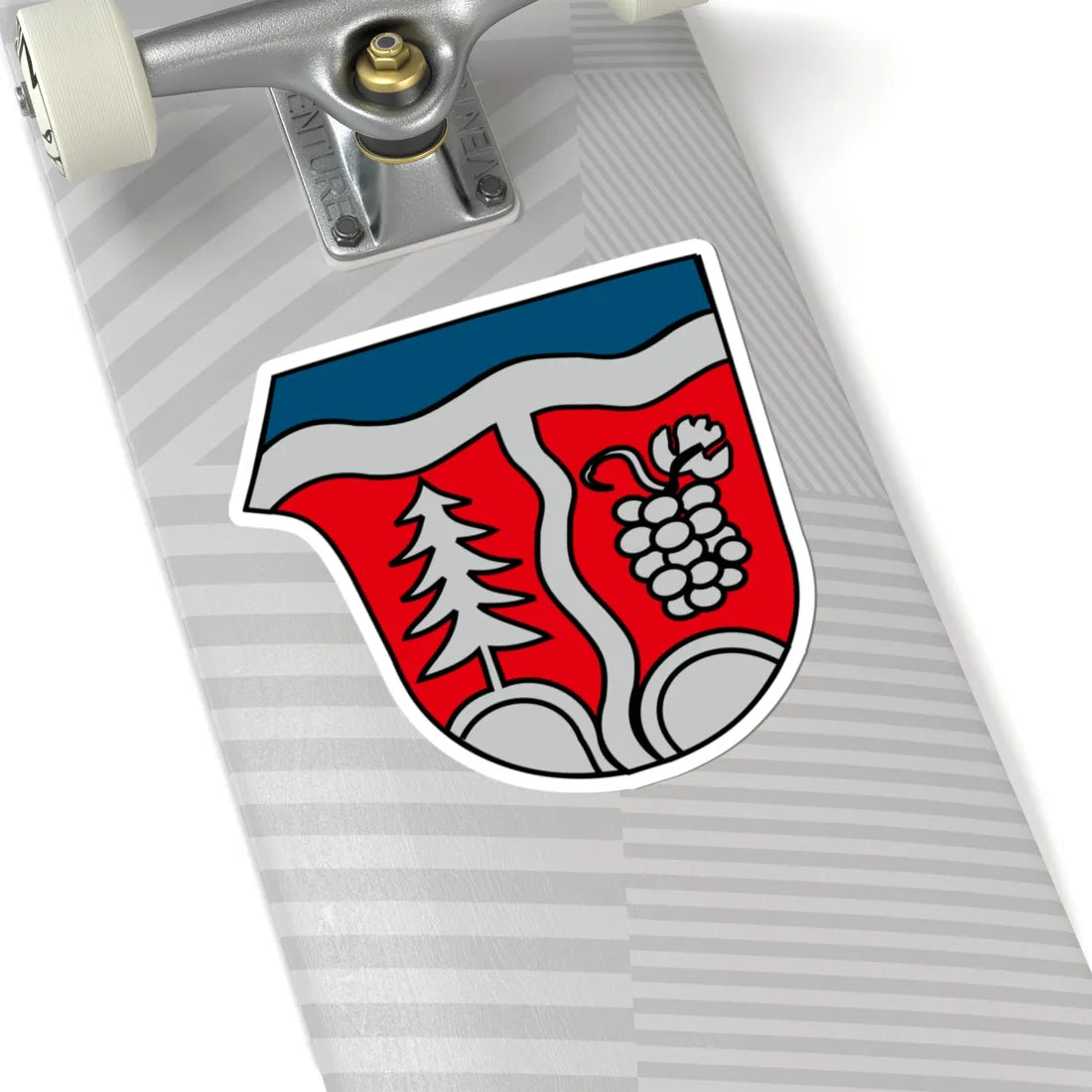 Wappen Bach an der Donau (Germany) (Coat of Arms) STICKER Vinyl Kiss-Cut Decal - The Sticker Space