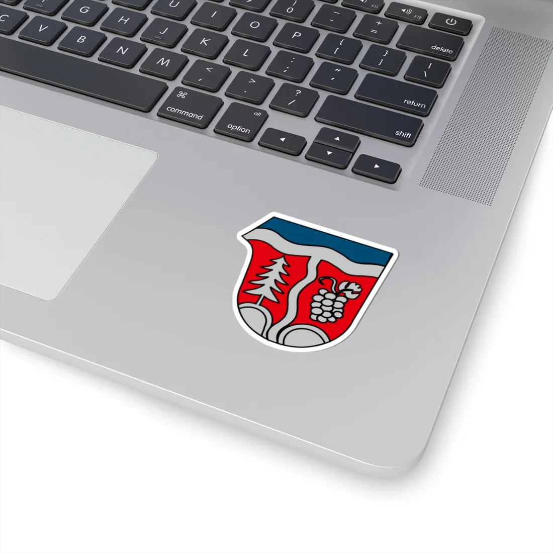 Wappen Bach an der Donau (Germany) (Coat of Arms) STICKER Vinyl Kiss-Cut Decal - The Sticker Space