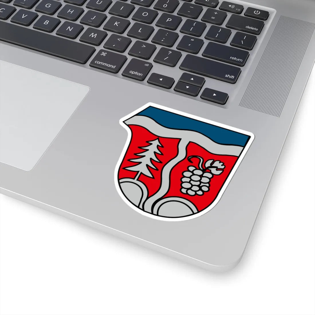 Wappen Bach an der Donau (Germany) (Coat of Arms) STICKER Vinyl Kiss-Cut Decal - The Sticker Space