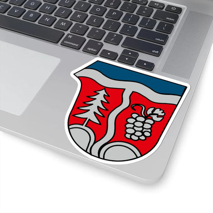 Wappen Bach an der Donau (Germany) (Coat of Arms) STICKER Vinyl Kiss-Cut Decal - The Sticker Space