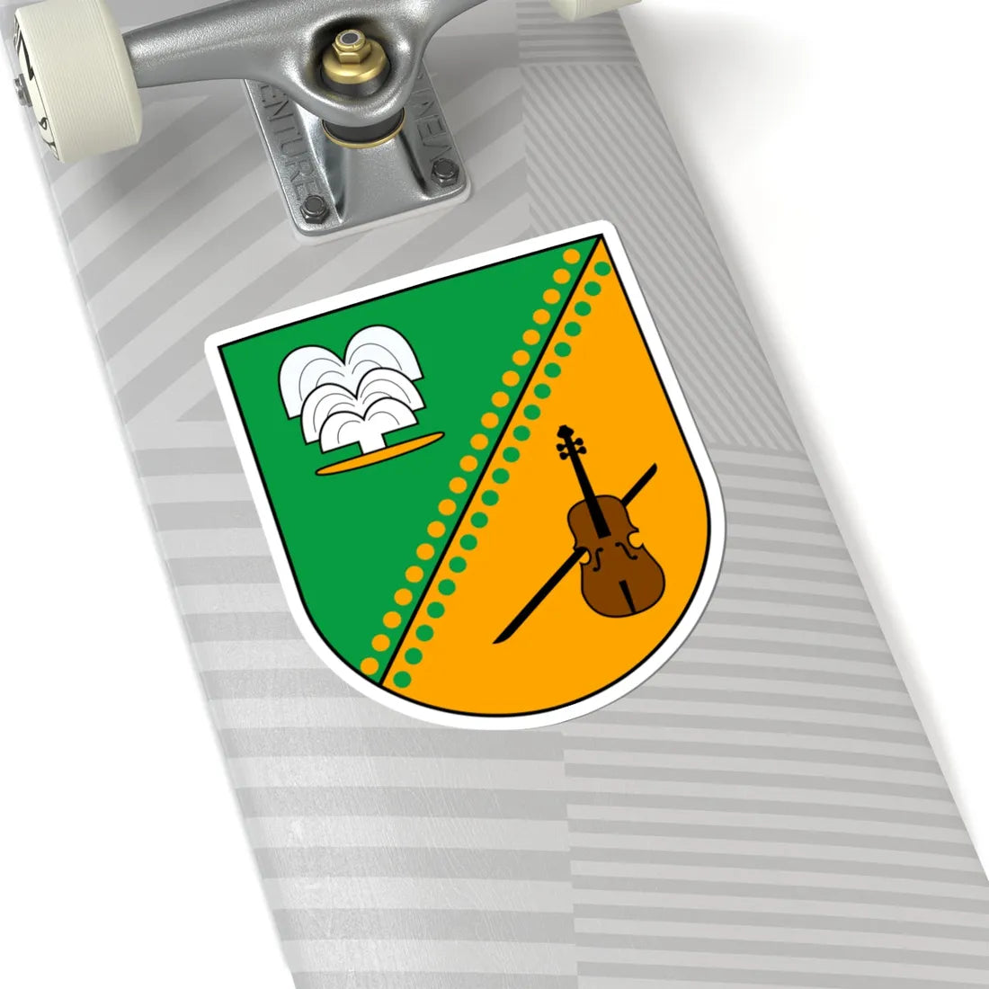 Wappen Bad Brambach (Germany) (Coat of Arms) STICKER Vinyl Kiss-Cut Decal - The Sticker Space