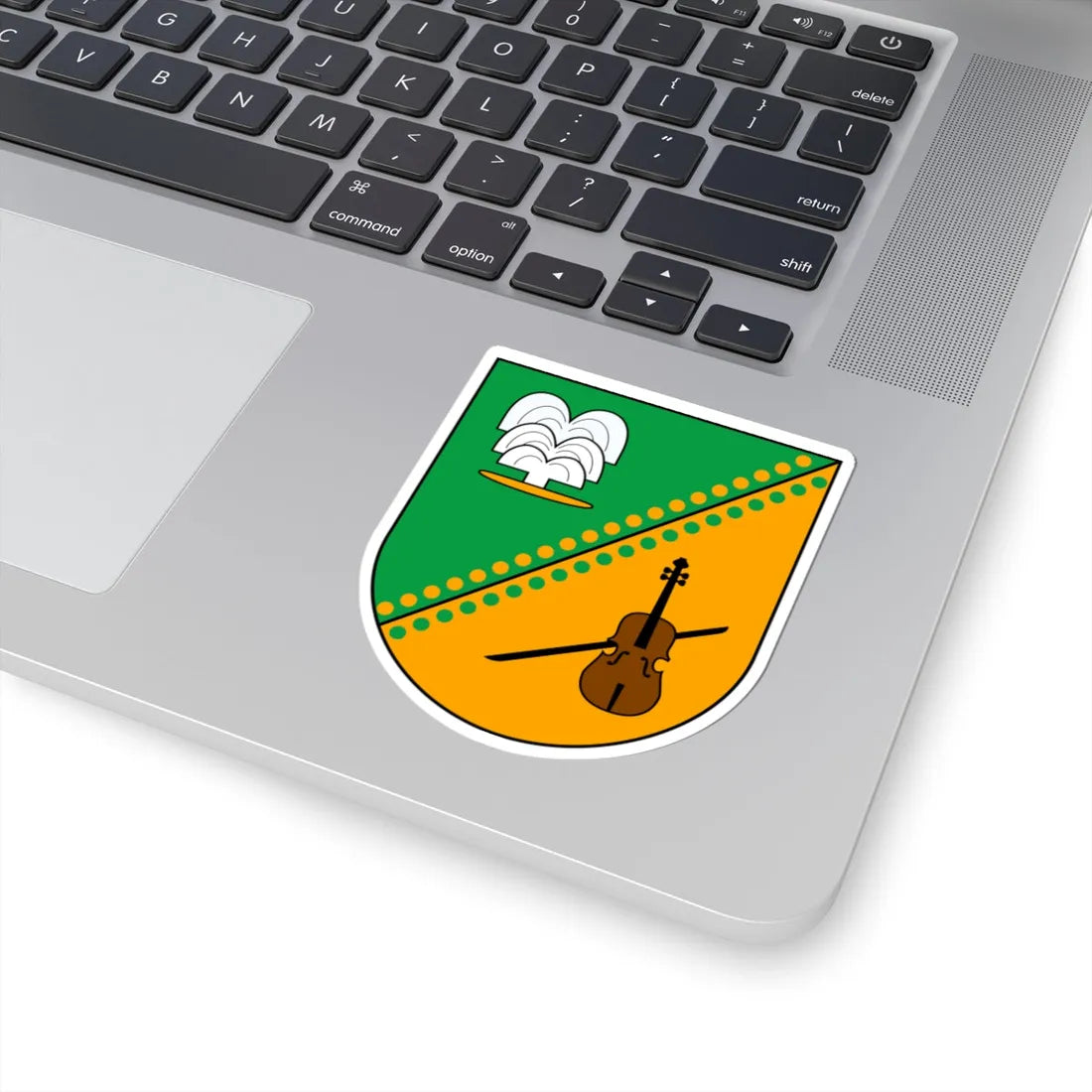 Wappen Bad Brambach (Germany) (Coat of Arms) STICKER Vinyl Kiss-Cut Decal - The Sticker Space