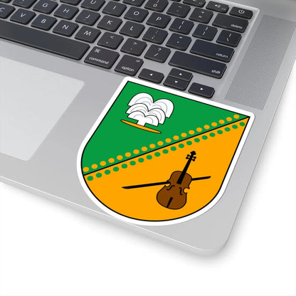 Wappen Bad Brambach (Germany) (Coat of Arms) STICKER Vinyl Kiss-Cut Decal - The Sticker Space