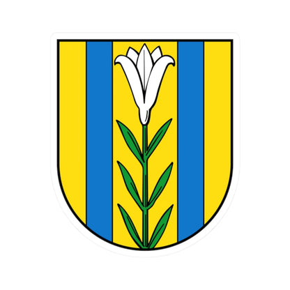 Wappen Bad Dueben (Germany) (Coat of Arms) STICKER Vinyl Kiss-Cut Decal 2 Inch White - The Sticker Space