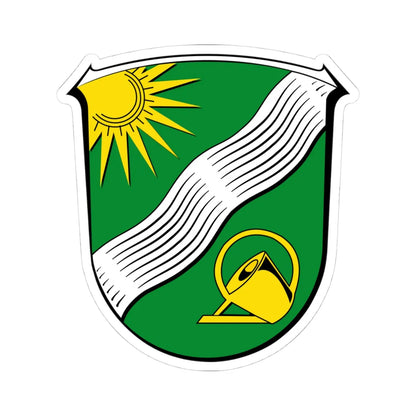 Wappen Bad Endbach (Germany) (Coat of Arms) STICKER Vinyl Kiss-Cut Decal 4 Inch White - The Sticker Space