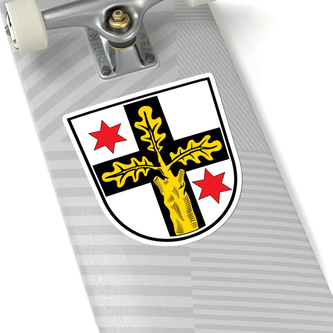 Wappen Bad Koenig (Germany) (Coat of Arms) STICKER Vinyl Kiss-Cut Decal - The Sticker Space