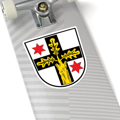 Wappen Bad Koenig (Germany) (Coat of Arms) STICKER Vinyl Kiss-Cut Decal - The Sticker Space
