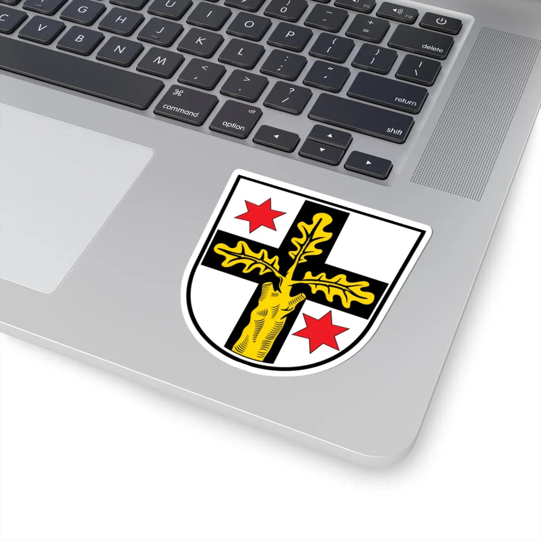 Wappen Bad Koenig (Germany) (Coat of Arms) STICKER Vinyl Kiss-Cut Decal - The Sticker Space