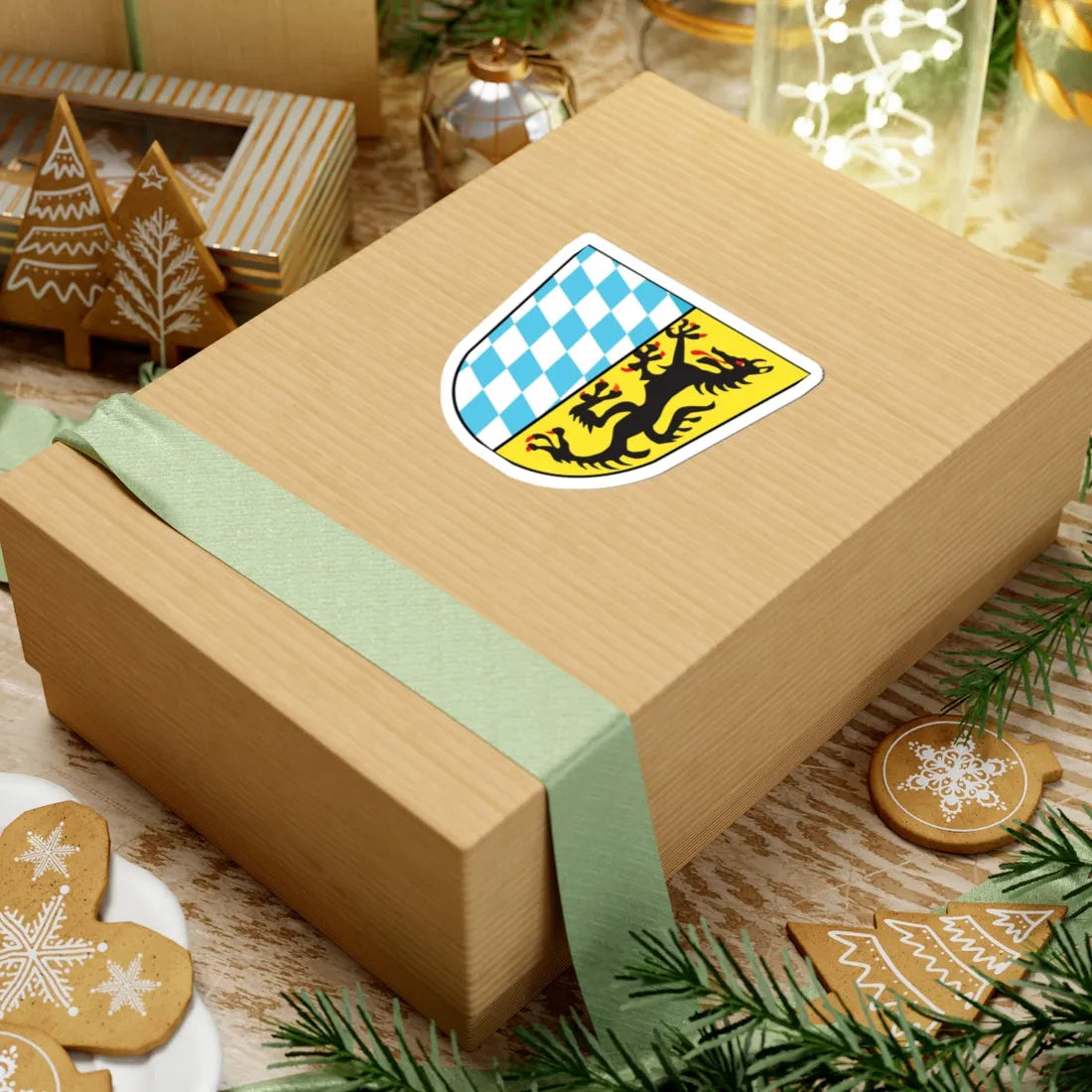 Wappen Bad Reichenhall (Germany) (Coat of Arms) STICKER Vinyl Kiss-Cut Decal - The Sticker Space