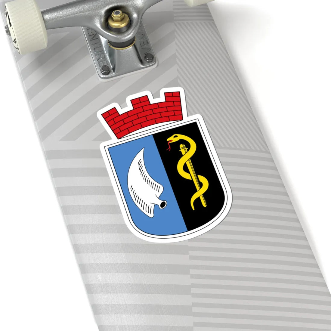 Wappen Bad Salzschlirf (Germany) (Coat of Arms) STICKER Vinyl Kiss-Cut Decal - The Sticker Space