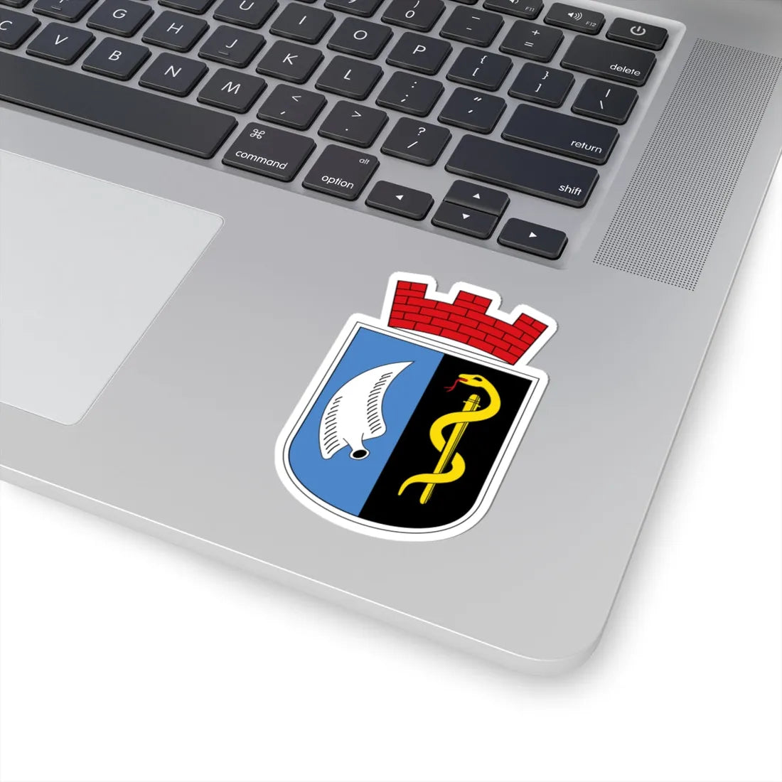 Wappen Bad Salzschlirf (Germany) (Coat of Arms) STICKER Vinyl Kiss-Cut Decal - The Sticker Space