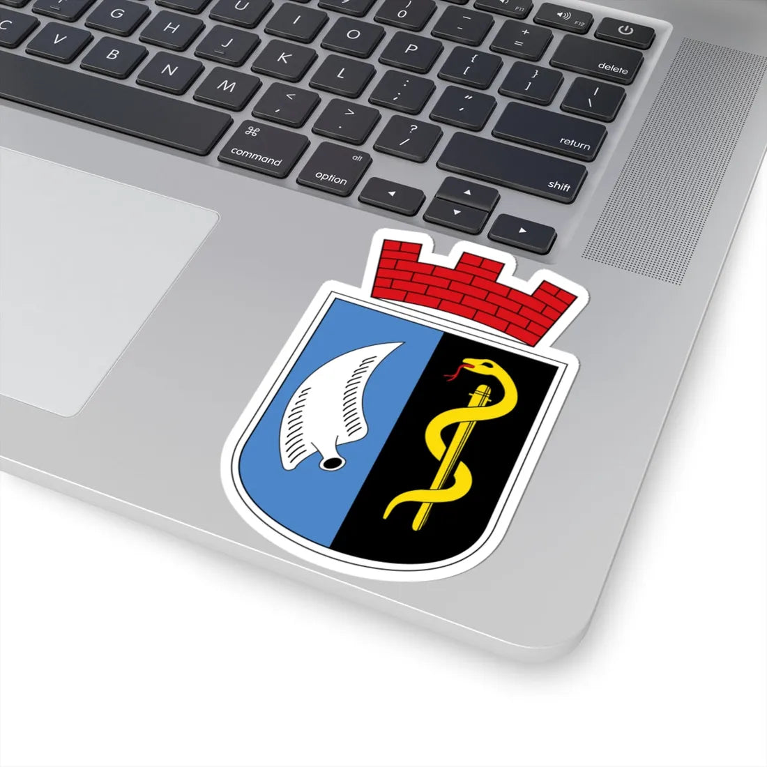 Wappen Bad Salzschlirf (Germany) (Coat of Arms) STICKER Vinyl Kiss-Cut Decal - The Sticker Space
