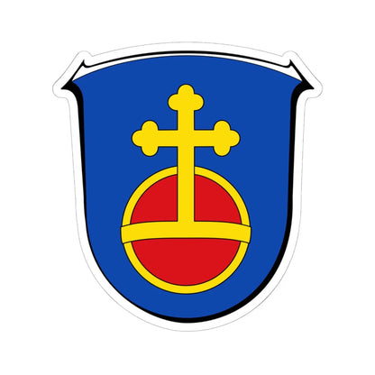 Wappen Bad Soden am Taunus (Germany) (Coat of Arms) STICKER Vinyl Kiss-Cut Decal 6 Inch White - The Sticker Space