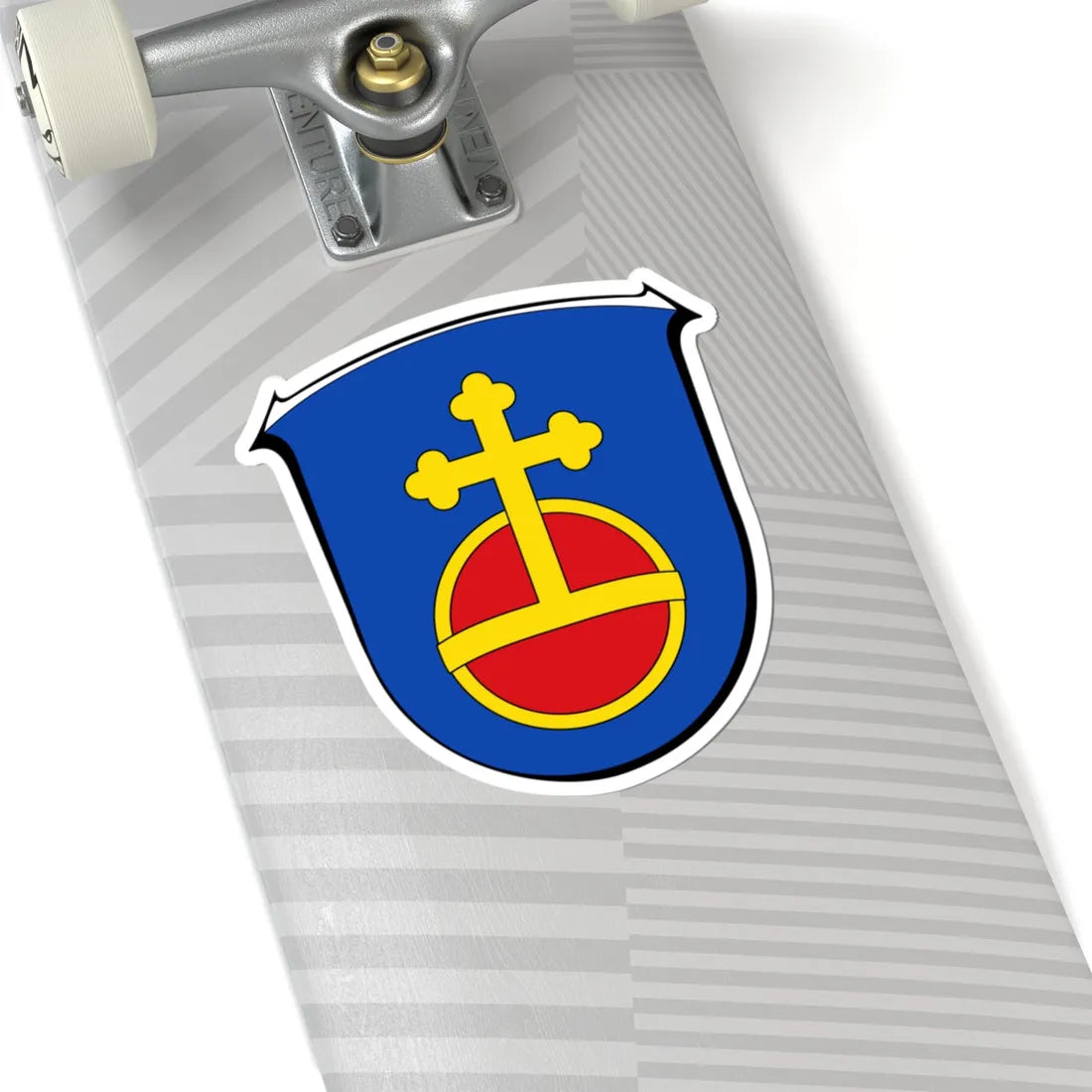 Wappen Bad Soden am Taunus (Germany) (Coat of Arms) STICKER Vinyl Kiss-Cut Decal - The Sticker Space