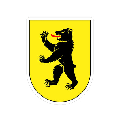 Wappen-baeretswil coat of arms baeretswil Switzerland (Switzerland) (Coat of Arms) STICKER Vinyl Kiss-Cut Decal 4 Inch White - The Sticker Space