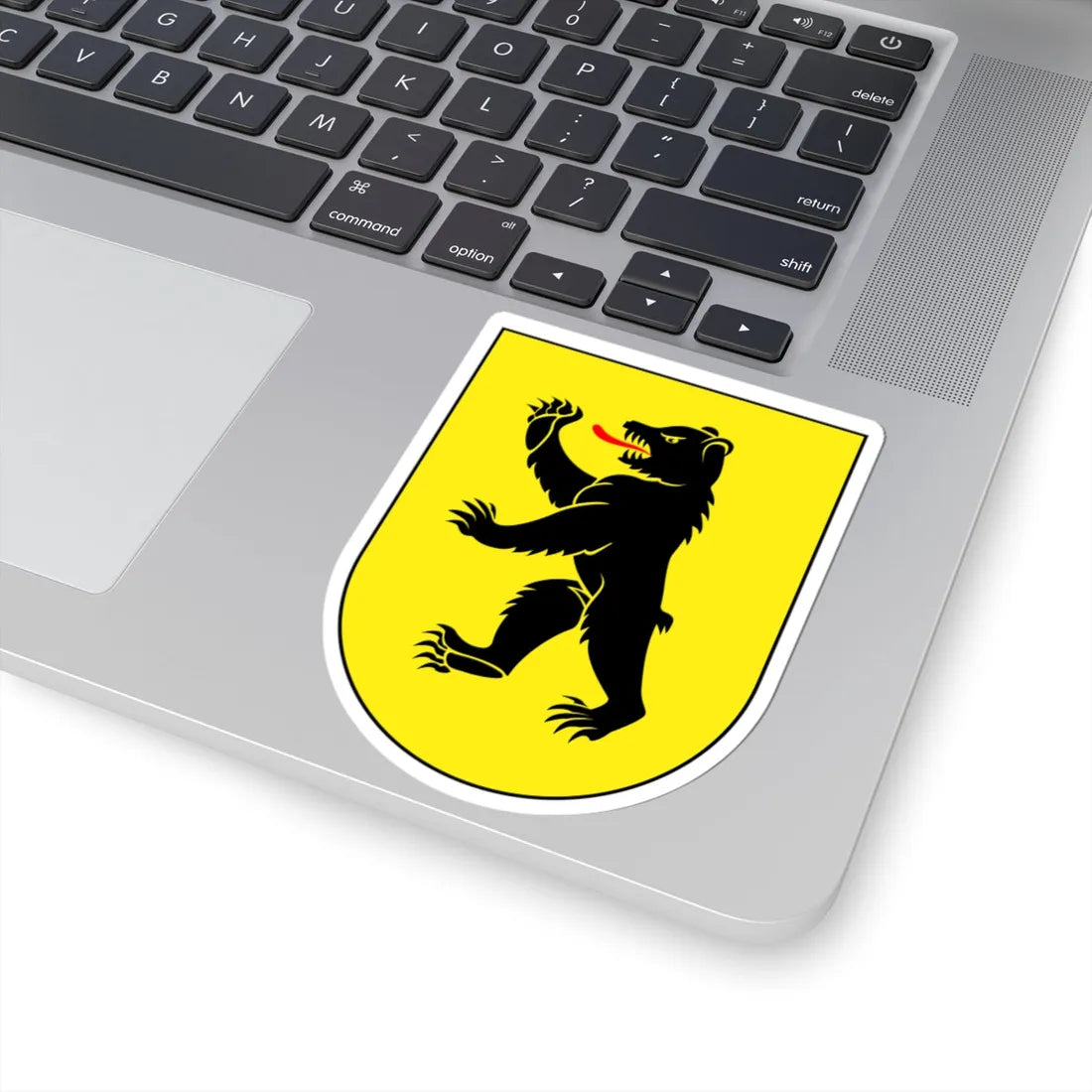 Wappen-baeretswil coat of arms baeretswil Switzerland (Switzerland) (Coat of Arms) STICKER Vinyl Kiss-Cut Decal - The Sticker Space