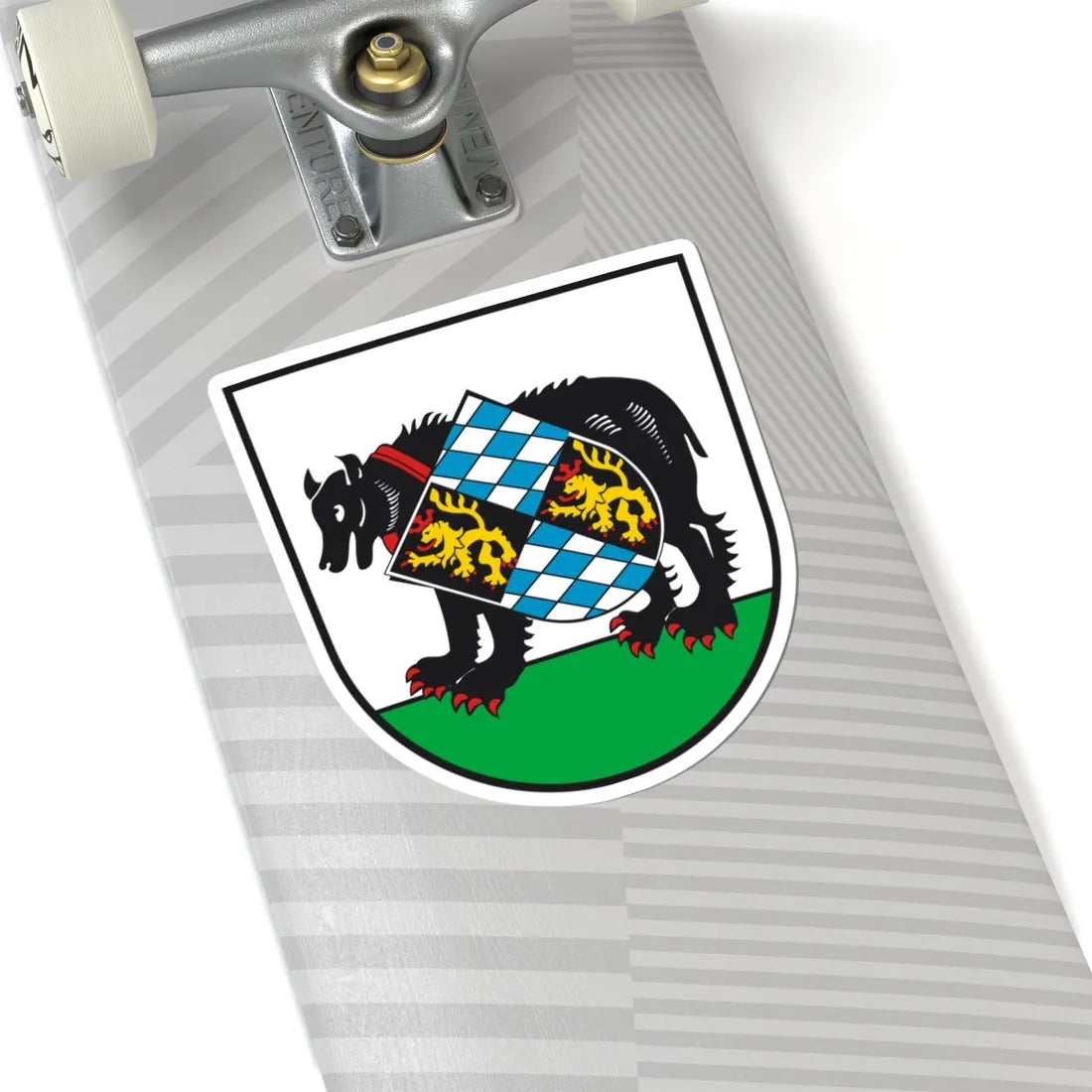 Wappen Baernau (Germany) (Coat of Arms) STICKER Vinyl Kiss-Cut Decal - The Sticker Space