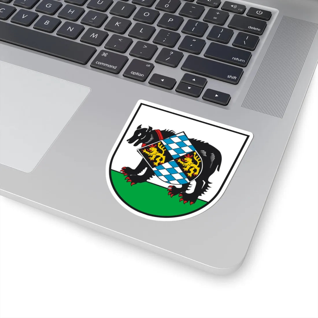 Wappen Baernau (Germany) (Coat of Arms) STICKER Vinyl Kiss-Cut Decal - The Sticker Space