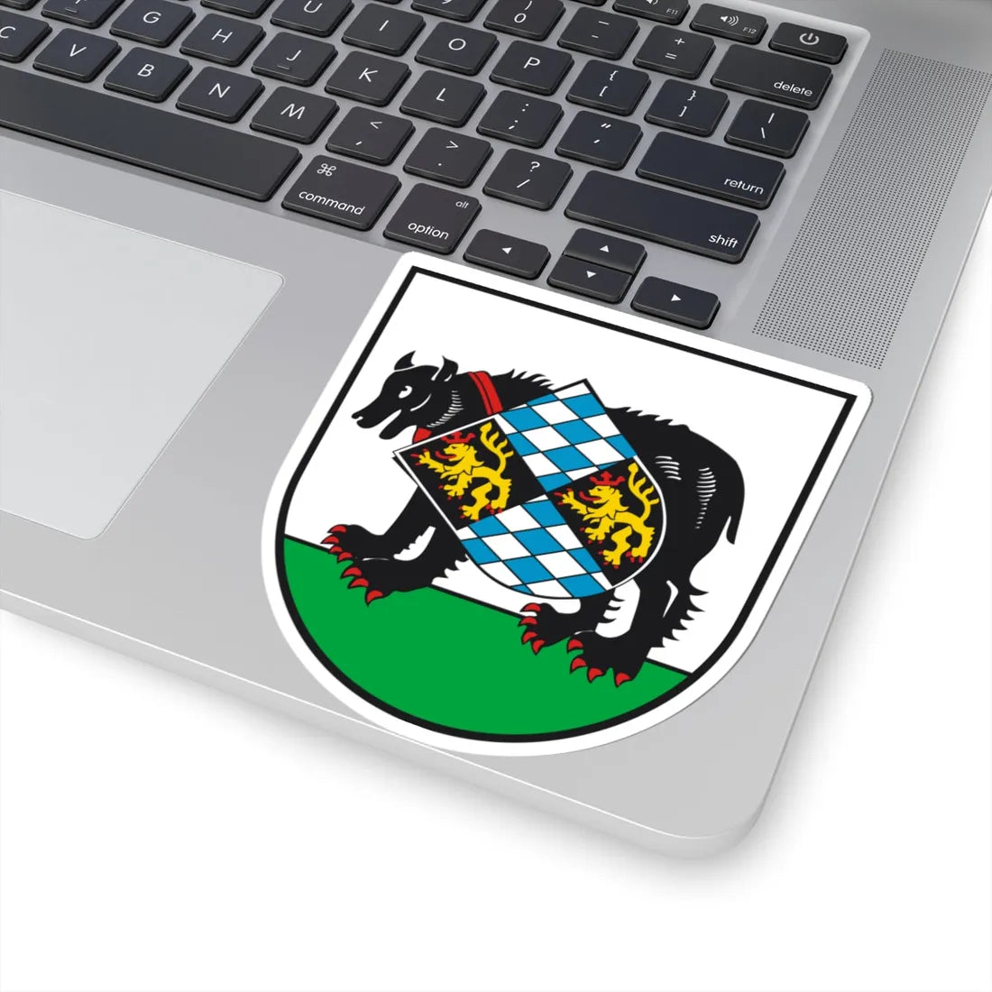 Wappen Baernau (Germany) (Coat of Arms) STICKER Vinyl Kiss-Cut Decal - The Sticker Space