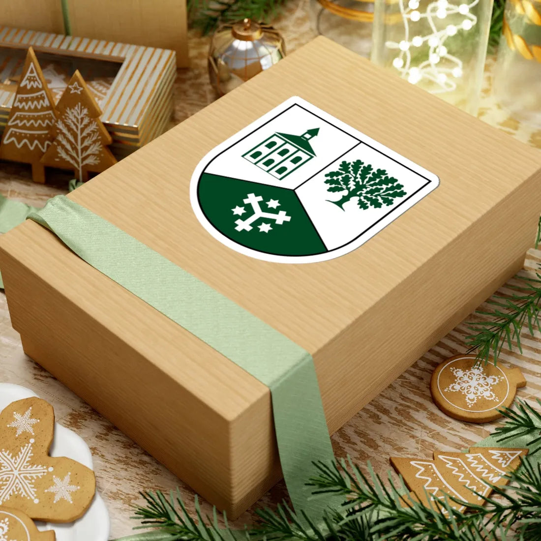 Wappen Bannewitz (Germany) (Coat of Arms) STICKER Vinyl Kiss-Cut Decal - The Sticker Space