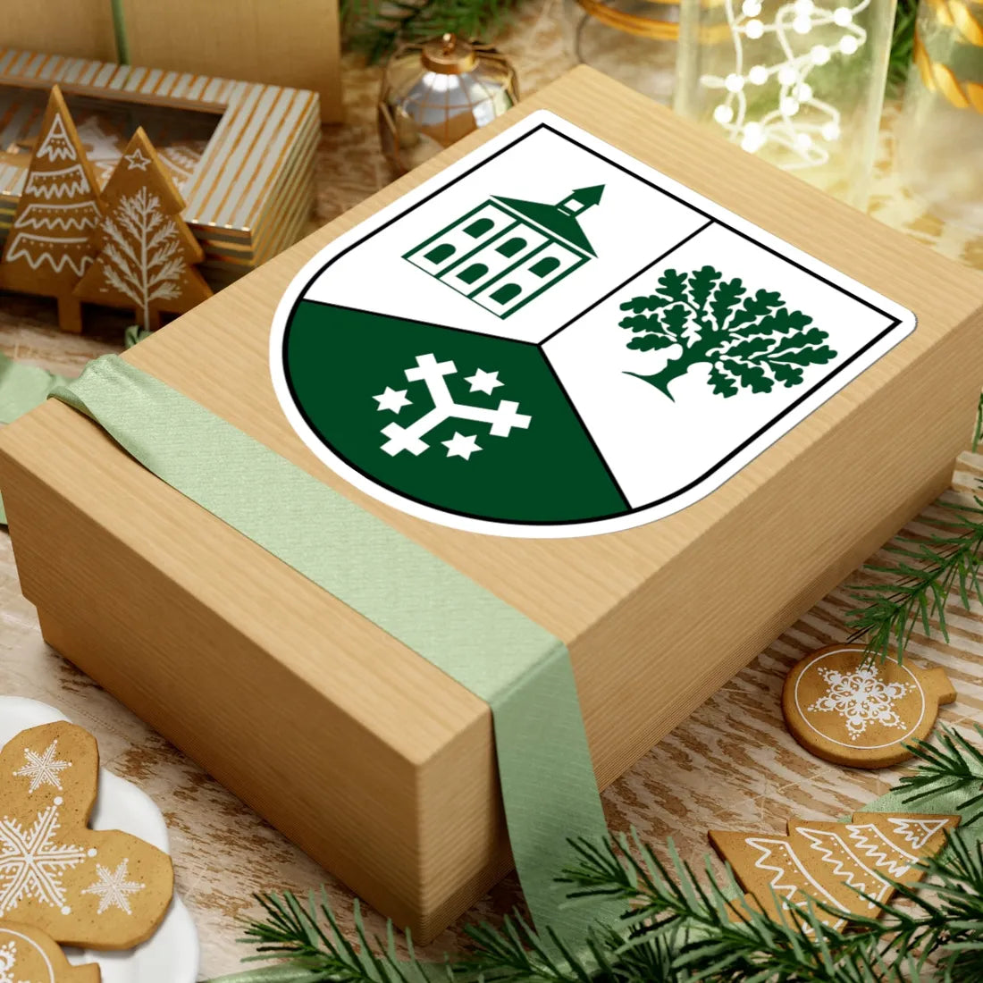 Wappen Bannewitz (Germany) (Coat of Arms) STICKER Vinyl Kiss-Cut Decal - The Sticker Space