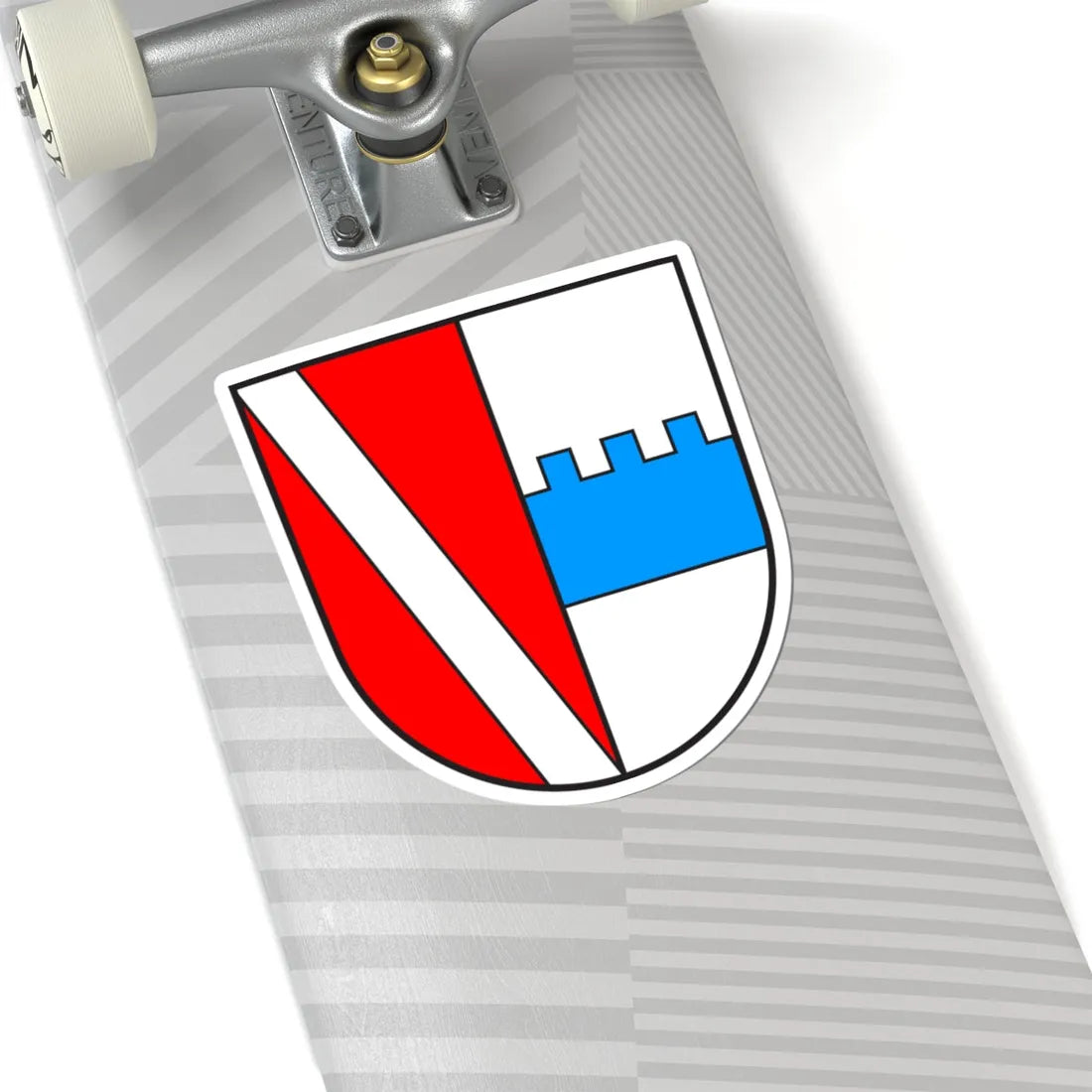 Wappen Barbing (Germany) (Coat of Arms) STICKER Vinyl Kiss-Cut Decal - The Sticker Space