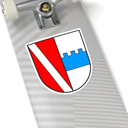Wappen Barbing (Germany) (Coat of Arms) STICKER Vinyl Kiss-Cut Decal - The Sticker Space