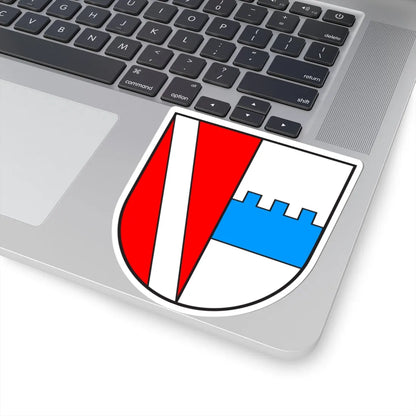 Wappen Barbing (Germany) (Coat of Arms) STICKER Vinyl Kiss-Cut Decal - The Sticker Space