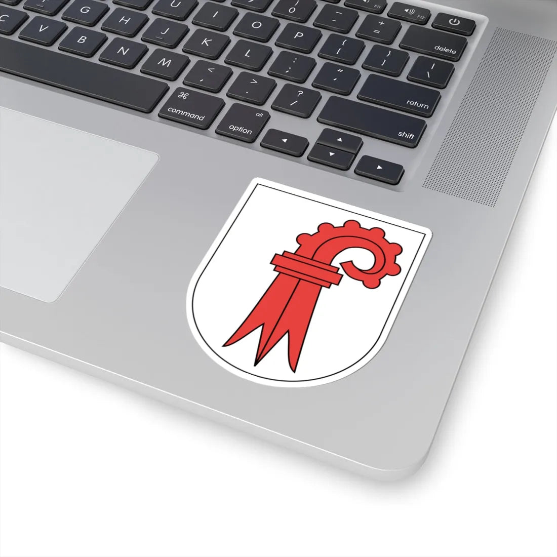 Wappen Basel-Landschaft matt (Switzerland) (Coat of Arms) STICKER Vinyl Kiss-Cut Decal - The Sticker Space