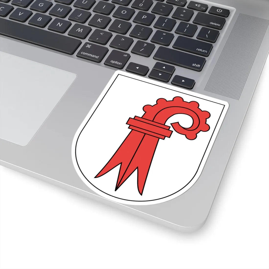 Wappen Basel-Landschaft matt (Switzerland) (Coat of Arms) STICKER Vinyl Kiss-Cut Decal - The Sticker Space