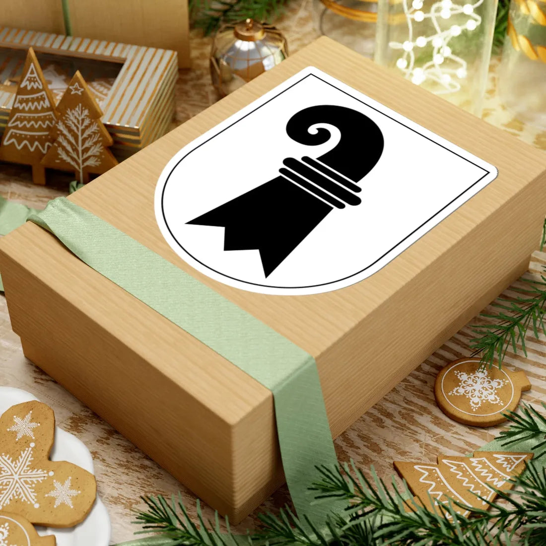 Wappen Basel-Stadt matt (Switzerland) (Coat of Arms) STICKER Vinyl Kiss-Cut Decal - The Sticker Space