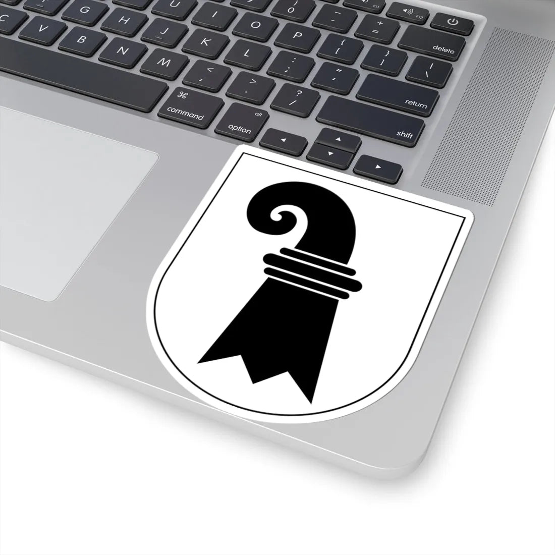 Wappen Basel-Stadt matt (Switzerland) (Coat of Arms) STICKER Vinyl Kiss-Cut Decal - The Sticker Space