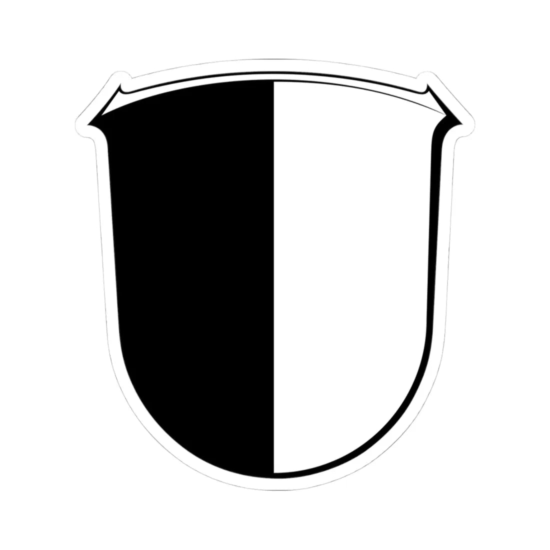 Wappen Battenberg Eder (Germany) (Coat of Arms) STICKER Vinyl Kiss-Cut Decal 4 Inch White - The Sticker Space