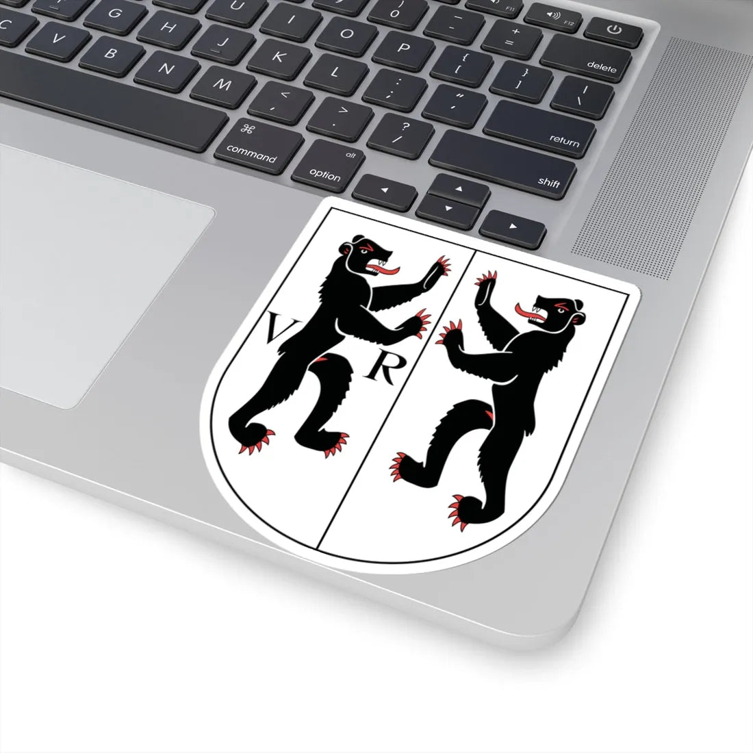 Wappen beider Appenzell 1948 (Switzerland) (Coat of Arms) STICKER Vinyl Kiss-Cut Decal - The Sticker Space