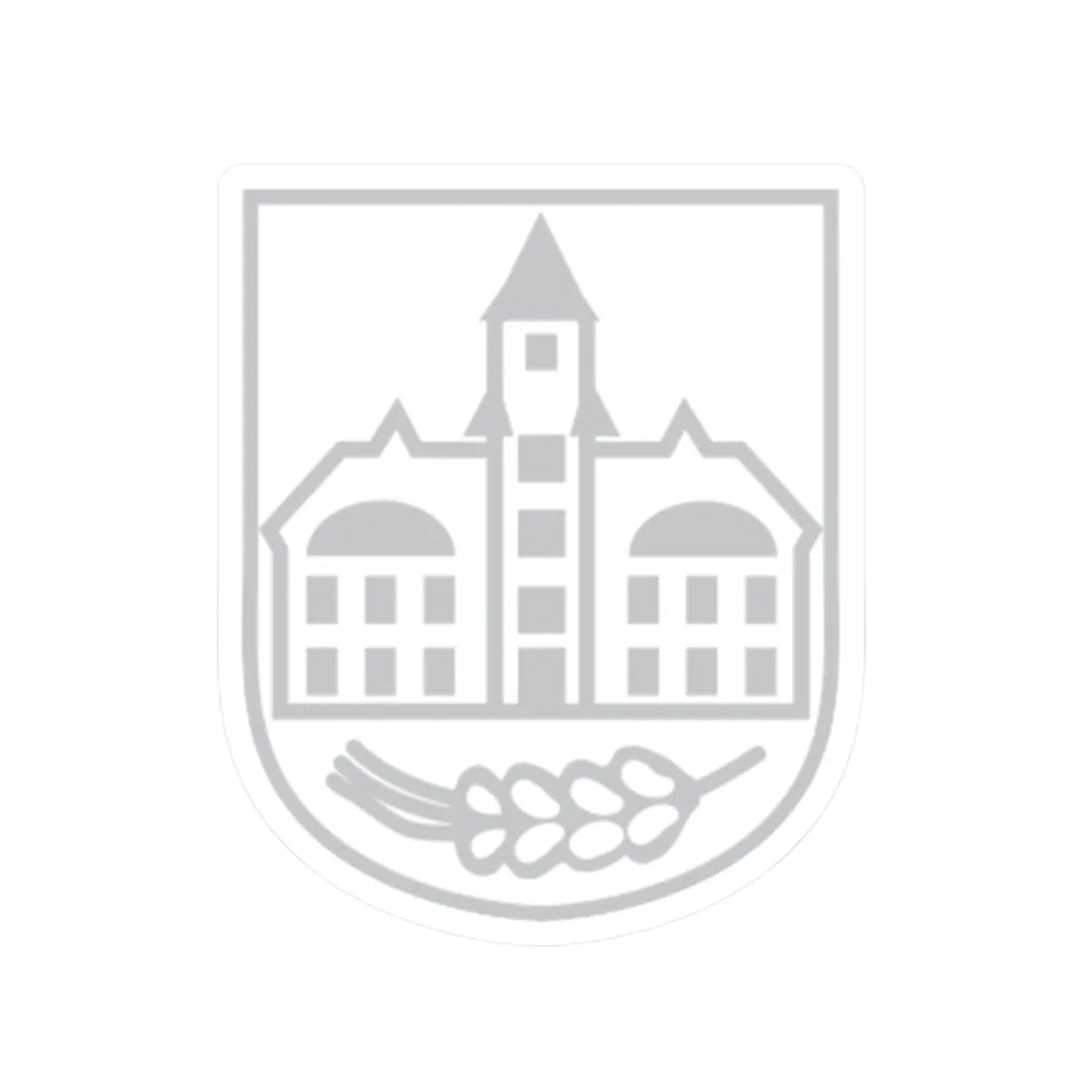 Wappen Belgershain (Germany) (Coat of Arms) STICKER Vinyl Kiss-Cut Decal 2 Inch White - The Sticker Space