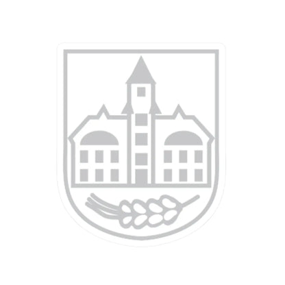 Wappen Belgershain (Germany) (Coat of Arms) STICKER Vinyl Kiss-Cut Decal 2 Inch White - The Sticker Space