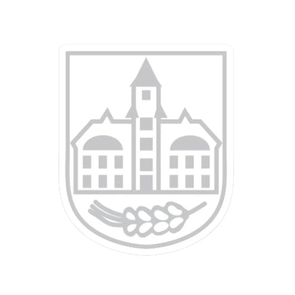 Wappen Belgershain (Germany) (Coat of Arms) STICKER Vinyl Kiss-Cut Decal 4 Inch White - The Sticker Space