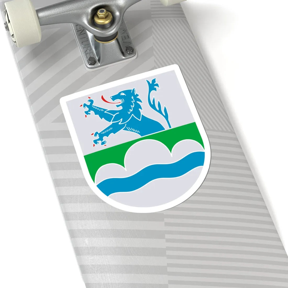 Wappen Berglangenbach (Germany) (Coat of Arms) STICKER Vinyl Kiss-Cut Decal - The Sticker Space