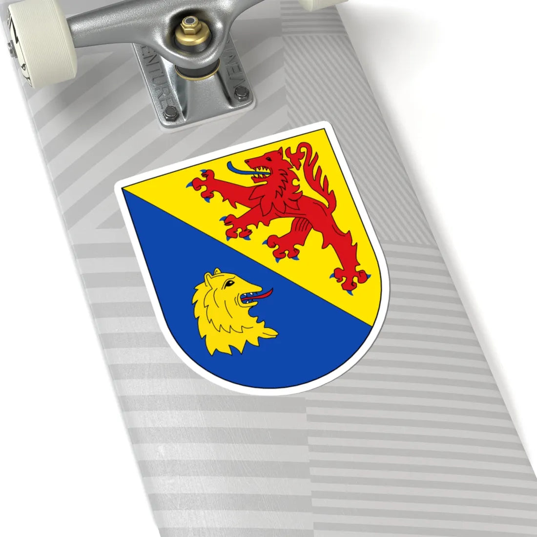 Wappen Berschweiler bei Kirn (Germany) (Coat of Arms) STICKER Vinyl Kiss-Cut Decal - The Sticker Space