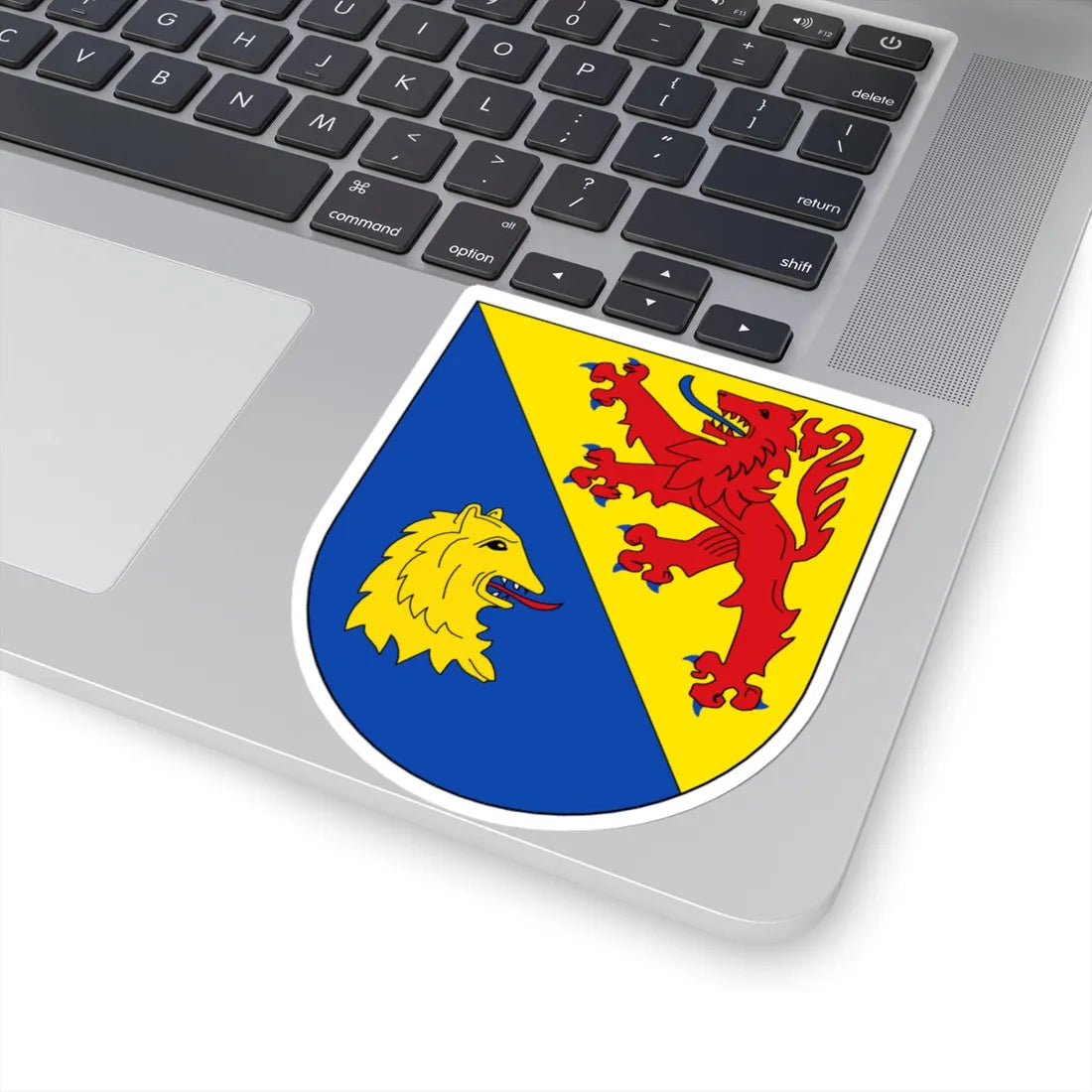 Wappen Berschweiler bei Kirn (Germany) (Coat of Arms) STICKER Vinyl Kiss-Cut Decal - The Sticker Space